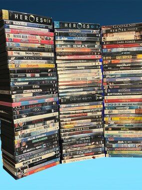 Lot 110 DVD Movies Assorted Mixed Genre Original Case Horror Kids Comedy Action